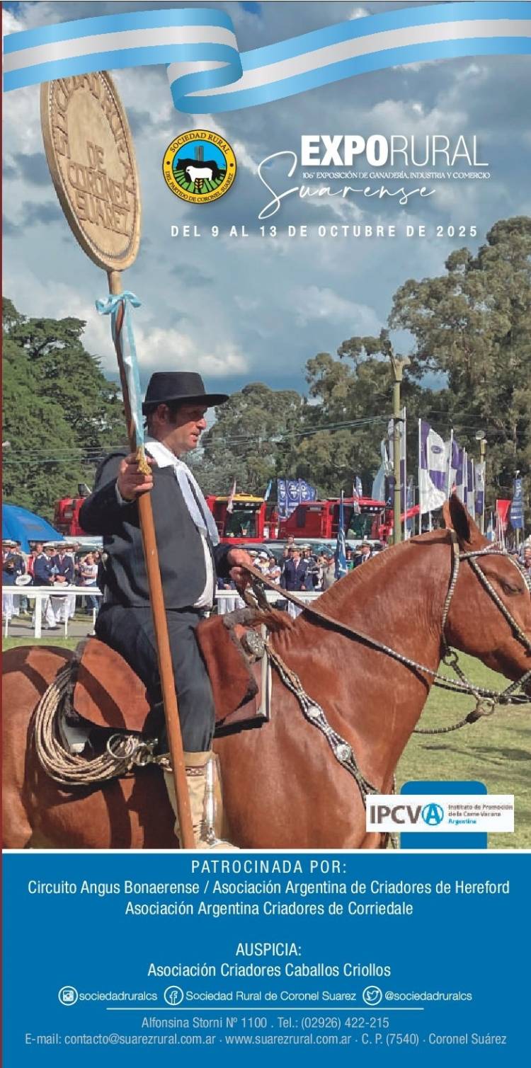 Abrió la 106° Exposición Rural de Coronel Suárez con las jornadas técnicas para escuelas secundarias