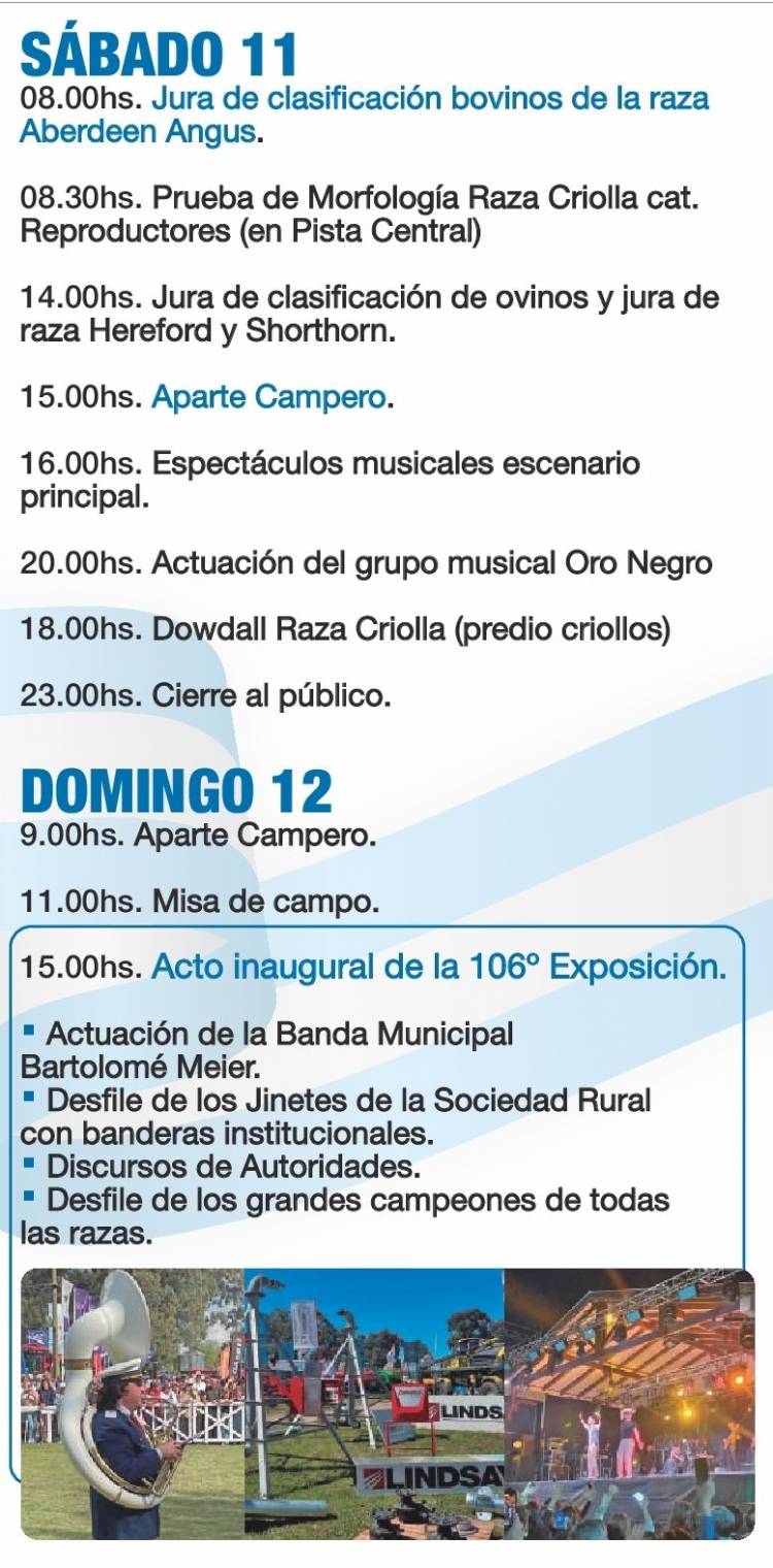 Abrió la 106° Exposición Rural de Coronel Suárez con las jornadas técnicas para escuelas secundarias