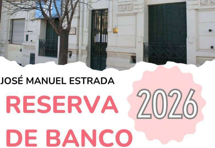 José Manuel Estrada: Reserva de Banco