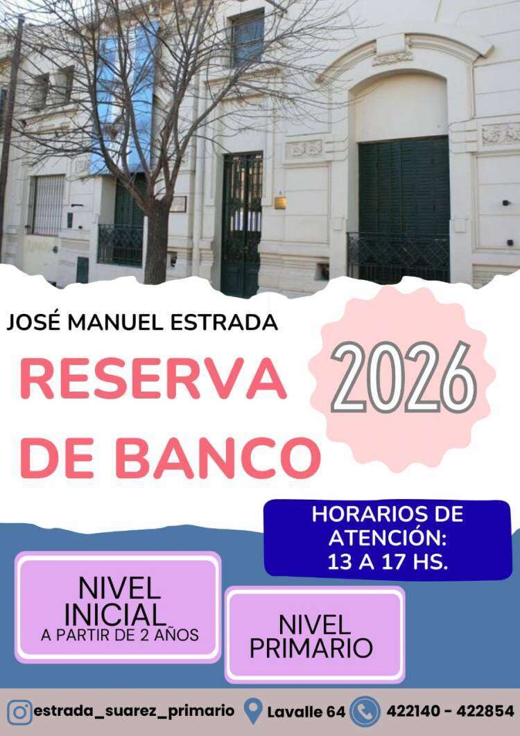 José Manuel Estrada: Reserva de Banco