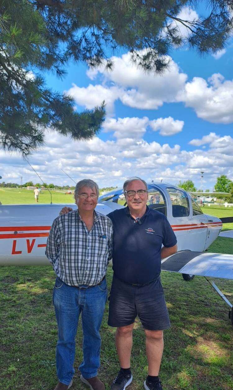 “Mi padre siempre tomó como objetivo de los aeroclubes la formación del piloto”