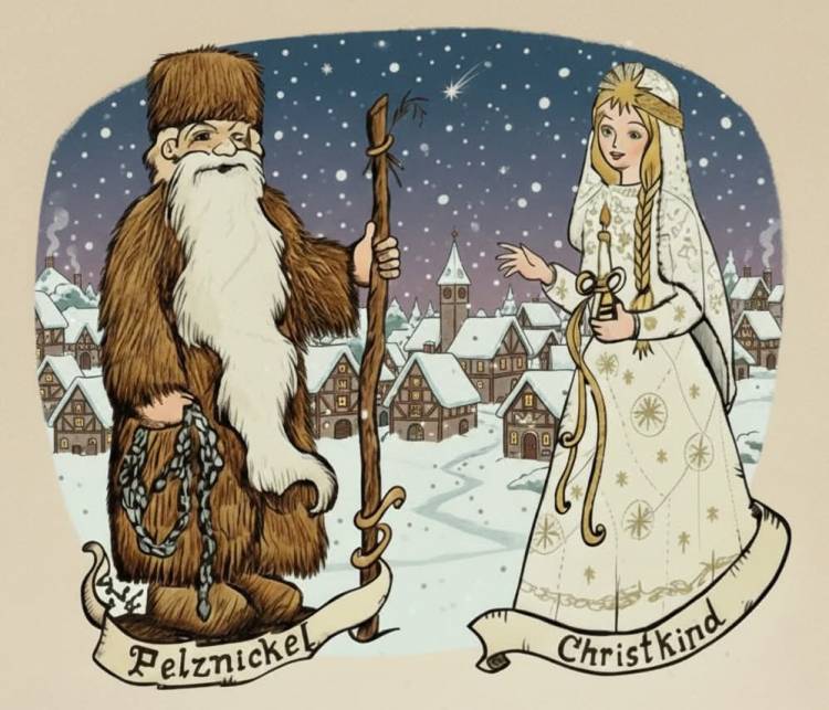 Antiguas tradiciones de Navidad de los alemanes del Volga: El Pelznickel y el Christkind