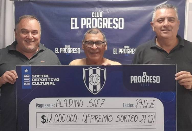 El Progreso culmina el año entregando más de 11 millones de pesos