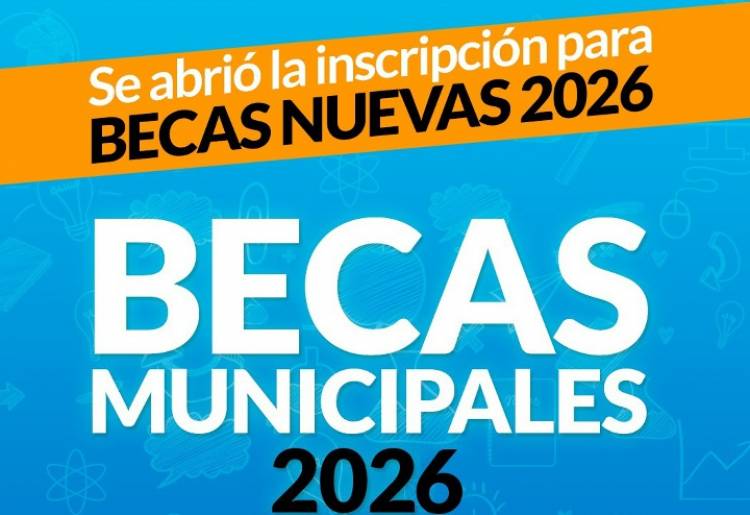 Inscripción abierta a Becas Municipales 2026