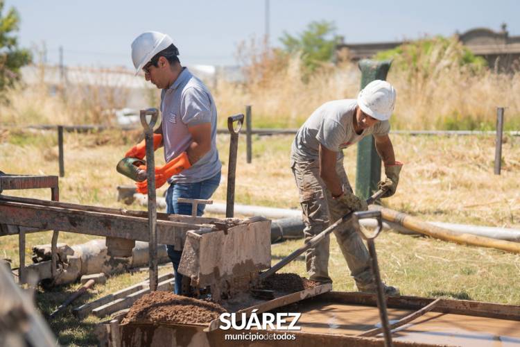 Comenzó la obra del nuevo pozo de agua sobre avenida Casey