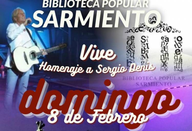 Concierto homenaje a Sergio Denis en la Biblioteca Sarmiento
