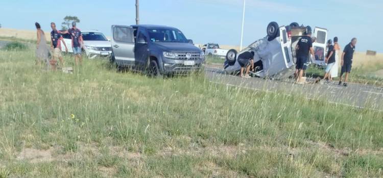 Choque de vehículos en el cruce “Las 5 Hermanas”