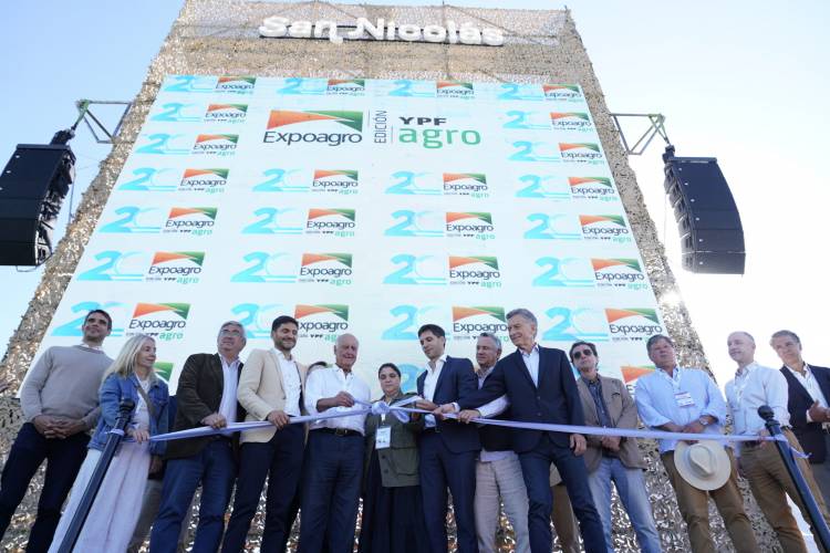 Corte de cintas en Expoagro 2026 edición YPF Agro: Discurso “anti grieta” y un llamado a zanjar discusiones en el sector