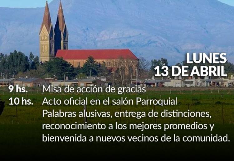 Pueblo San José celebra su 139° aniversario
