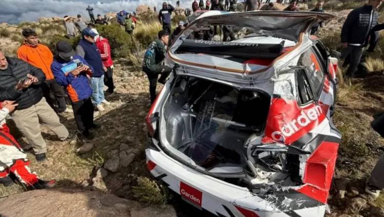 Tragedia en el Rally: un espectador murió luego de un impactante accidente en Mina Clavero