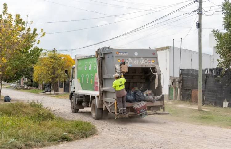 Servicio de recolección de residuos para este viernes 1 de Mayo, Día del Trabajador