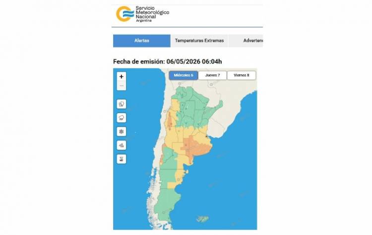 Alerta por tormenta