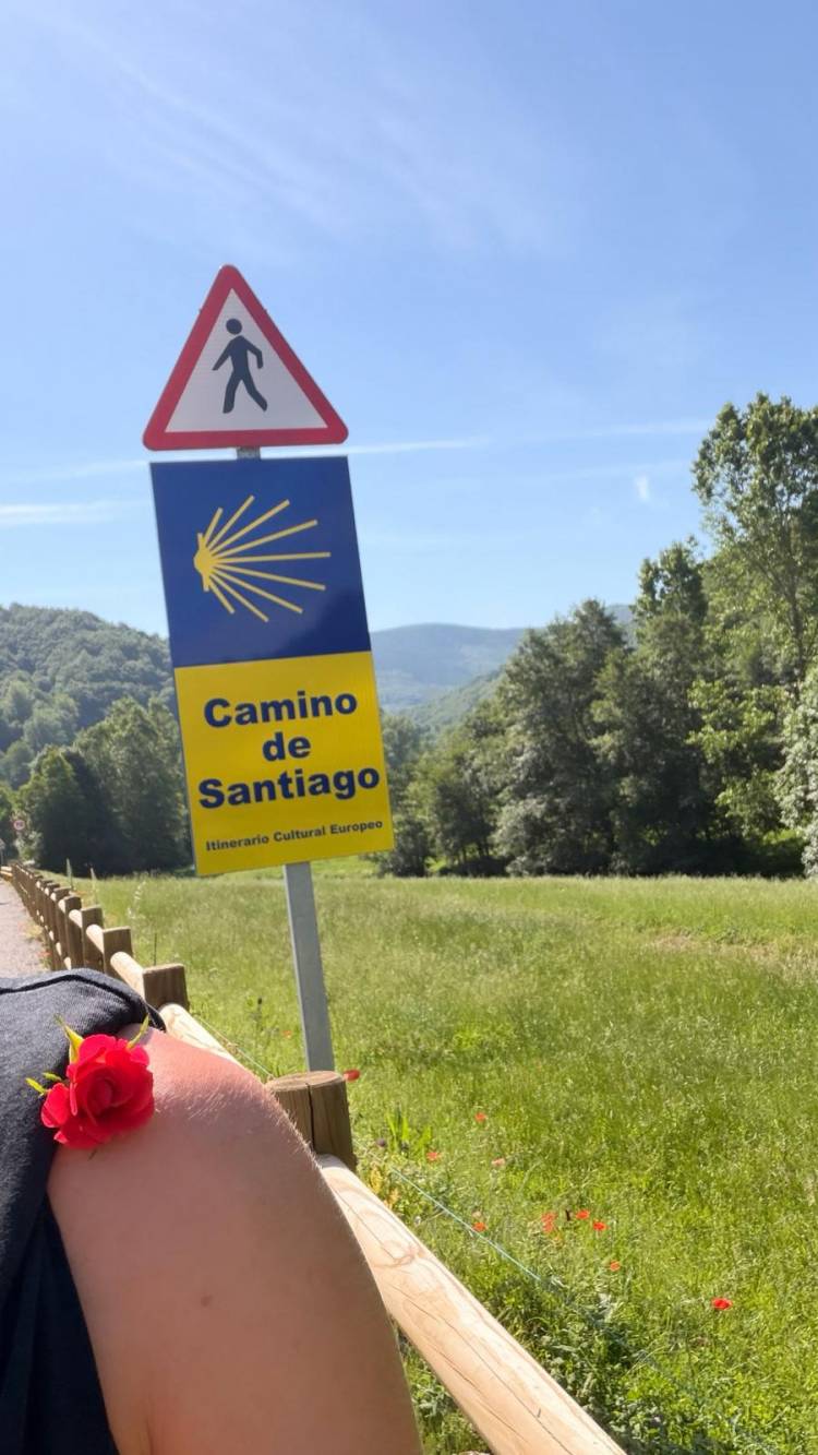 ¡Buen camino! Osvaldo y Andoni Azpilicueta llegaron a Santiago De Compostela 