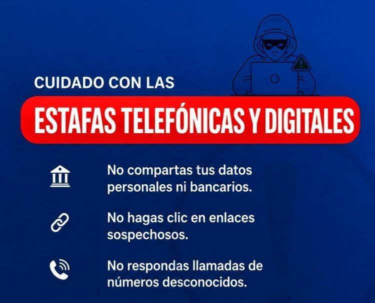 Alerta por estafas telefónicas y digitales: cómo prevenirse y evitar ser víctima