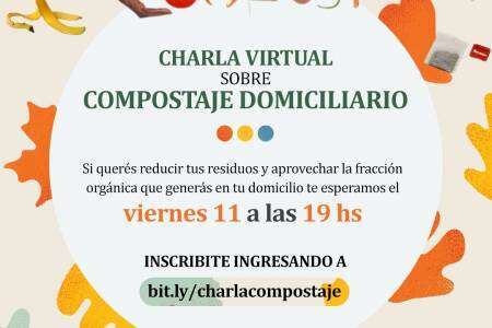 Charla virtual sobre compostaje domiciliario