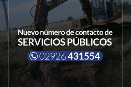 Número telefónico de Servicios Públicos