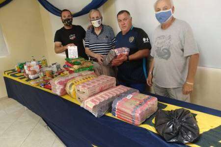 La Peña Dale Boca entregó donaciones a la agrupación "MANOS SOLIDARIAS"