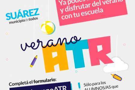 Verano ATR: Ya podes inscribirte y disfrutar del verano con tu escuela