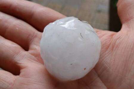 Tremenda granizada en Pigüé