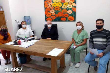 Enfermería: reunión con autoridades del Instituto de Formación Docente y Técnica N° 48