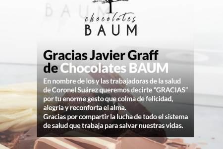 Gracias Javier Graff de Chocolates Baum