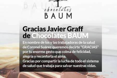 Gracias Javier Graff de Chocolates Baum