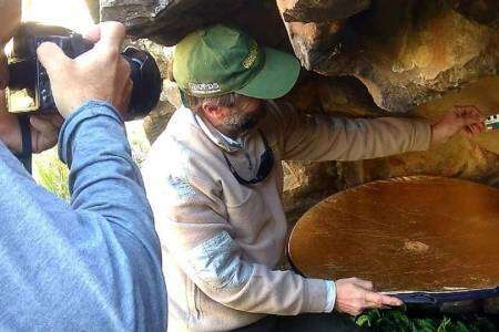Descubrieron nuevas cuevas con pinturas rupestres en la Reserva Natural Sierras Grandes