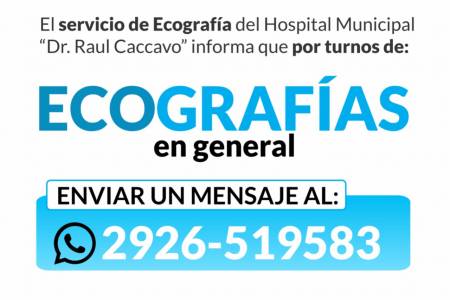Servicio de ecografías del Hospital Municipal