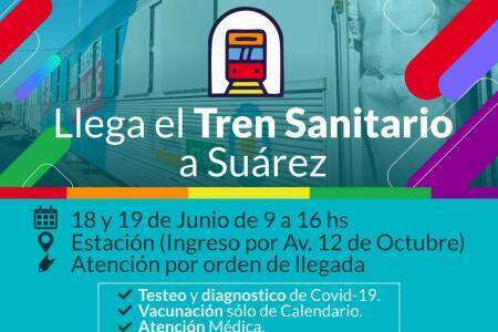 El Tren Sanitario llega a Coronel Suárez