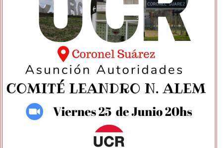 Asunción de autoridades Comité Leandro N. Alem
