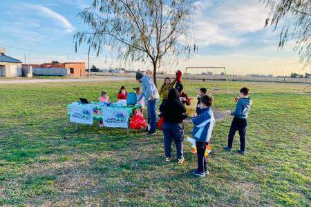 La Junta Vecinal Aldea Procrear de San José presentó un importante proyecto para embellecer la plaza