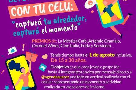Concurso de fotografía con celular: “Capturá tu alrededor, capturá el momento”