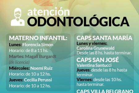 Servicio de atención odontológica del Hospital Municipal "Dr. Raúl Caccavo"