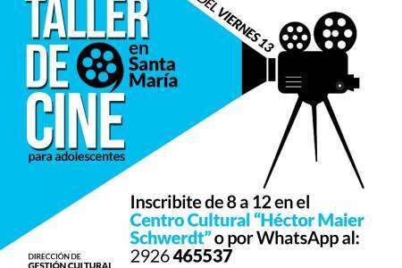 Taller de cine para adolescentes en Santa María