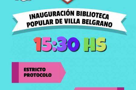 Tiro Federal celebra el Día de las Infancias inaugurando una biblioteca popular