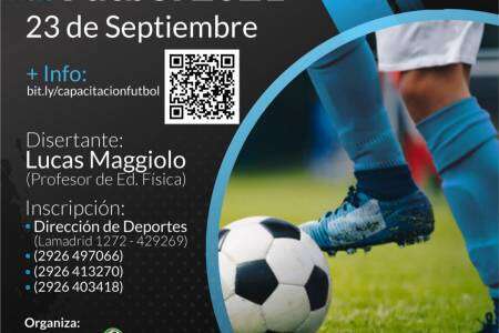 Primer capacitación de fútbol 2021