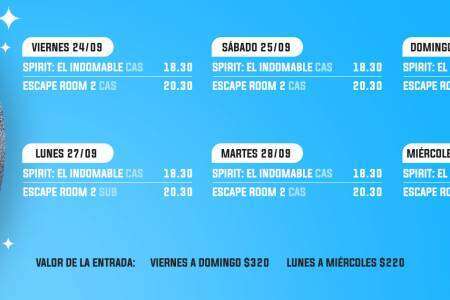 Cartelera del Cine Italia para este fin de semana