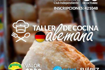 Taller de cocina alemana en Pueblo San José