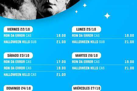 Cartelera del Cine Italia para este fin de semana