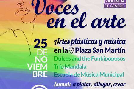 Actividad creativa: Voces en el arte “Vivas nos queremos”