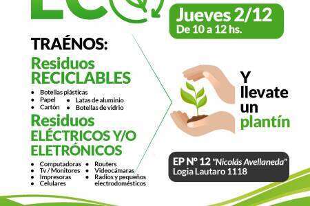 Jornada de Eco Canje en la EP N° 12