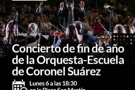Concierto de fin de año de la Orquesta-Escuela de Coronel Suárez