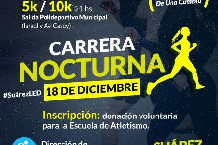  Se inauguran las nuevas luminarias con una gran “Carrera Nocturna”