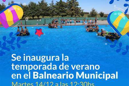 Se inaugura la temporada de verano en el Balneario Municipal