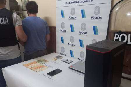 Detuvieron a un hombre por comercialización de estupefacientes