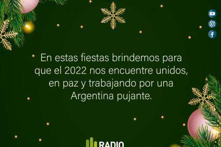¡Felices Fiestas! Es el deseo de LU36 Radio Coronel Suárez, Peña Dale Boca y Tinago