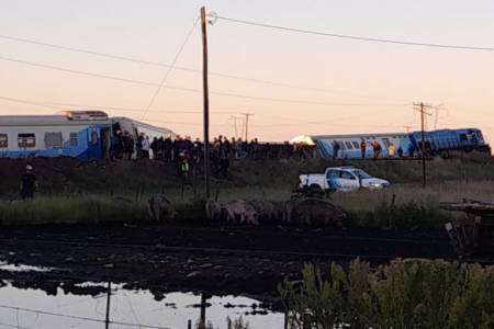 El tren de pasajeros que venía a Coronel Suárez descarriló cerca de Olavarría