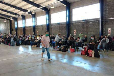 Quienes viajaban en el tren siniestrado ya están en el CEMO
