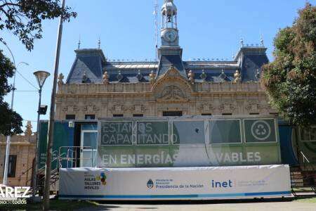 Aula Móvil: comienzan las capacitaciones presenciales