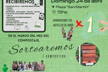 Huanguelén: ¡El próximo domingo 24 llueva o no, realizamos el Eco Canje!